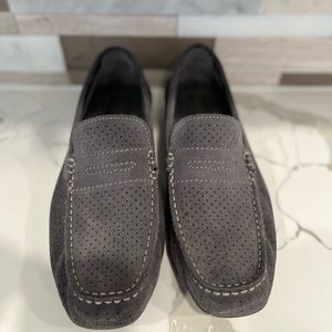 Geox grey moccasin size 45 (Europe) or 12 (usa)worn leas then 15 times.
